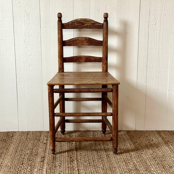Antique Ladder-Back Chair