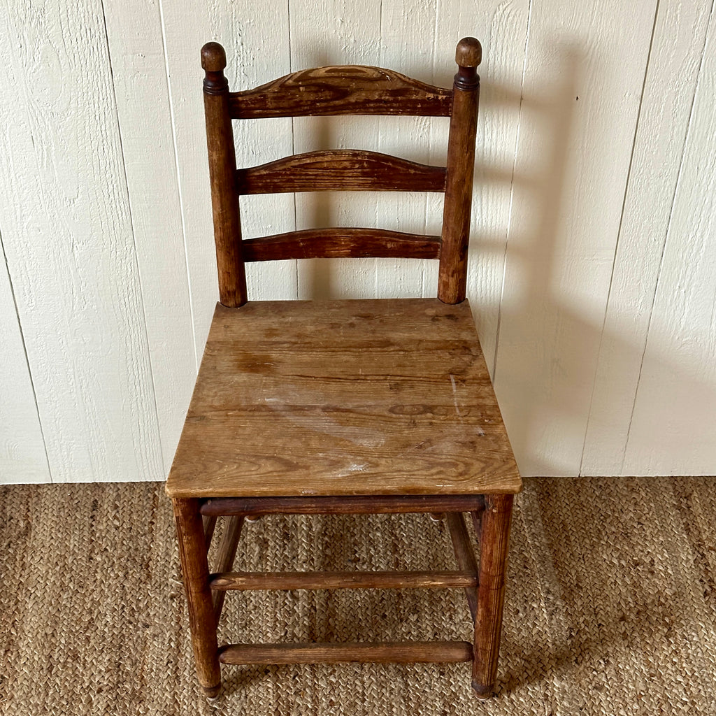 Antique Ladder-Back Chair
