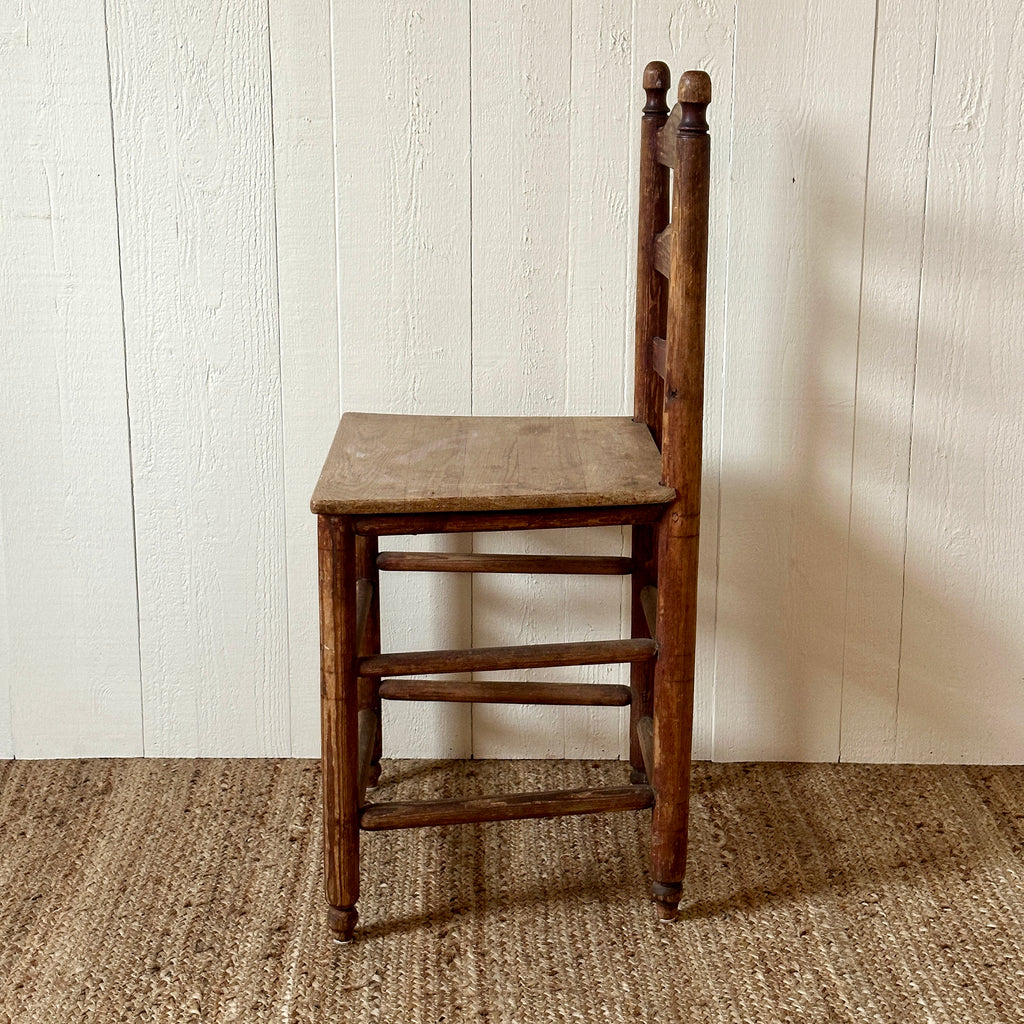Antique Ladder-Back Chair