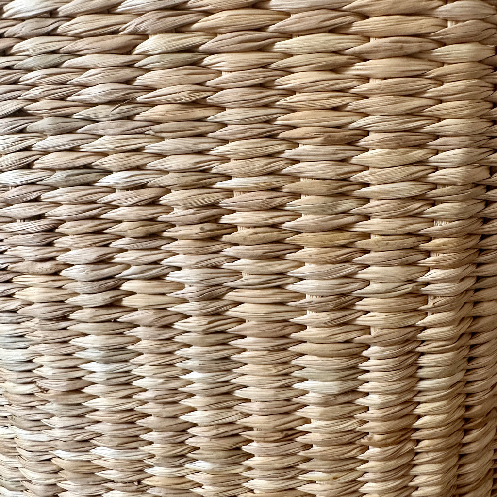 Large Reed Cylinder Basket