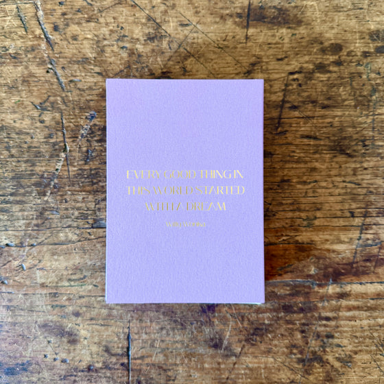 Started with a Dream Matchbox