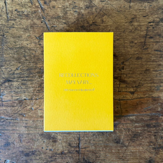 Recollections May Vary Matchbox