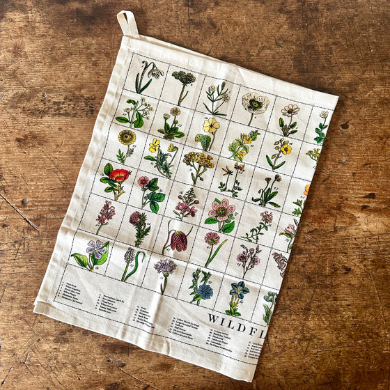 Wildflowers Cotton Tea Towel