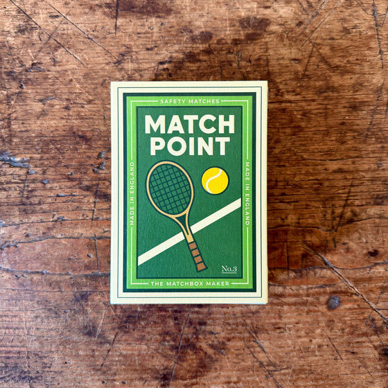 Game Set Match Matchbox