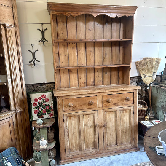 19th C English Pine Dresser