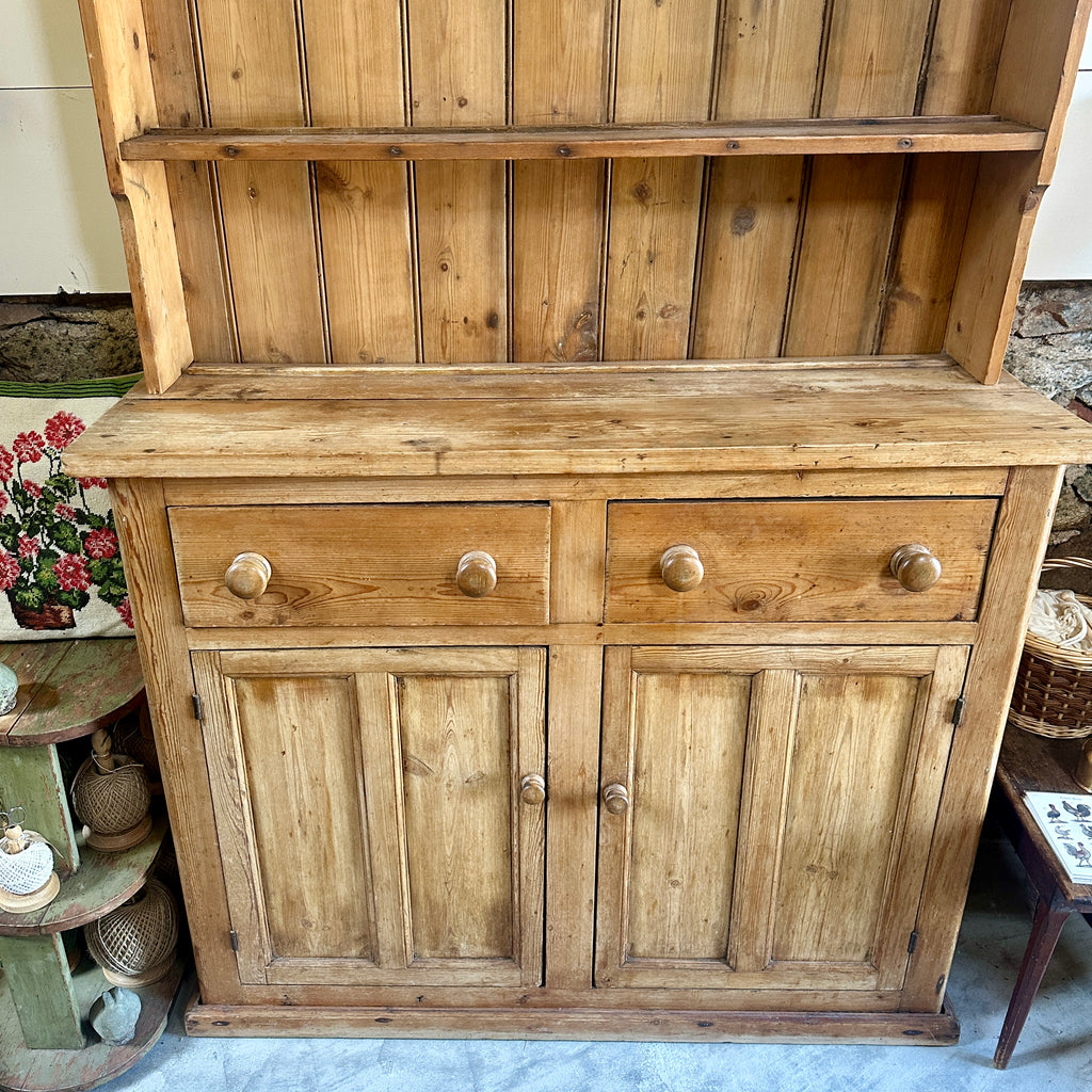 19th C English Pine Dresser