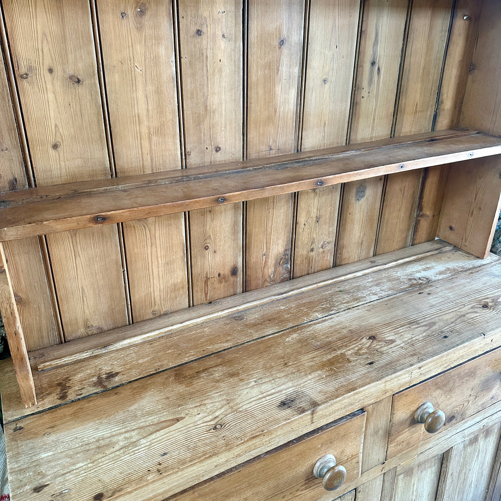19th C English Pine Dresser