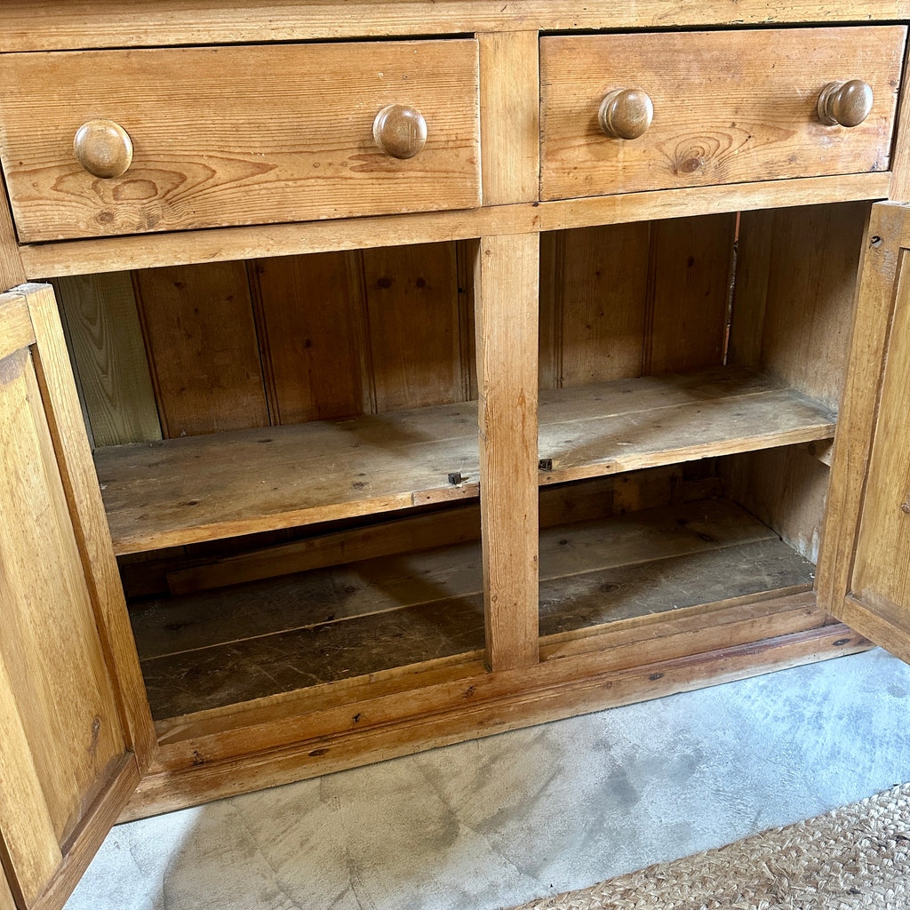 19th C English Pine Dresser