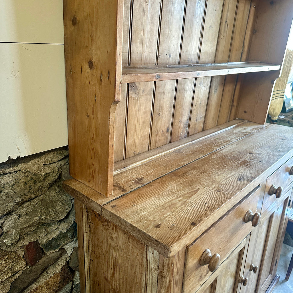 19th C English Pine Dresser