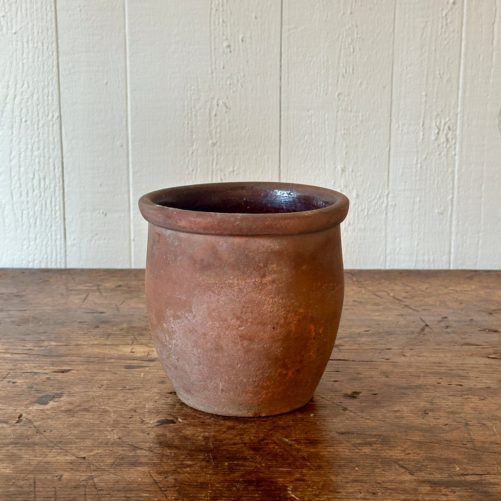 Antique American Redware Crock