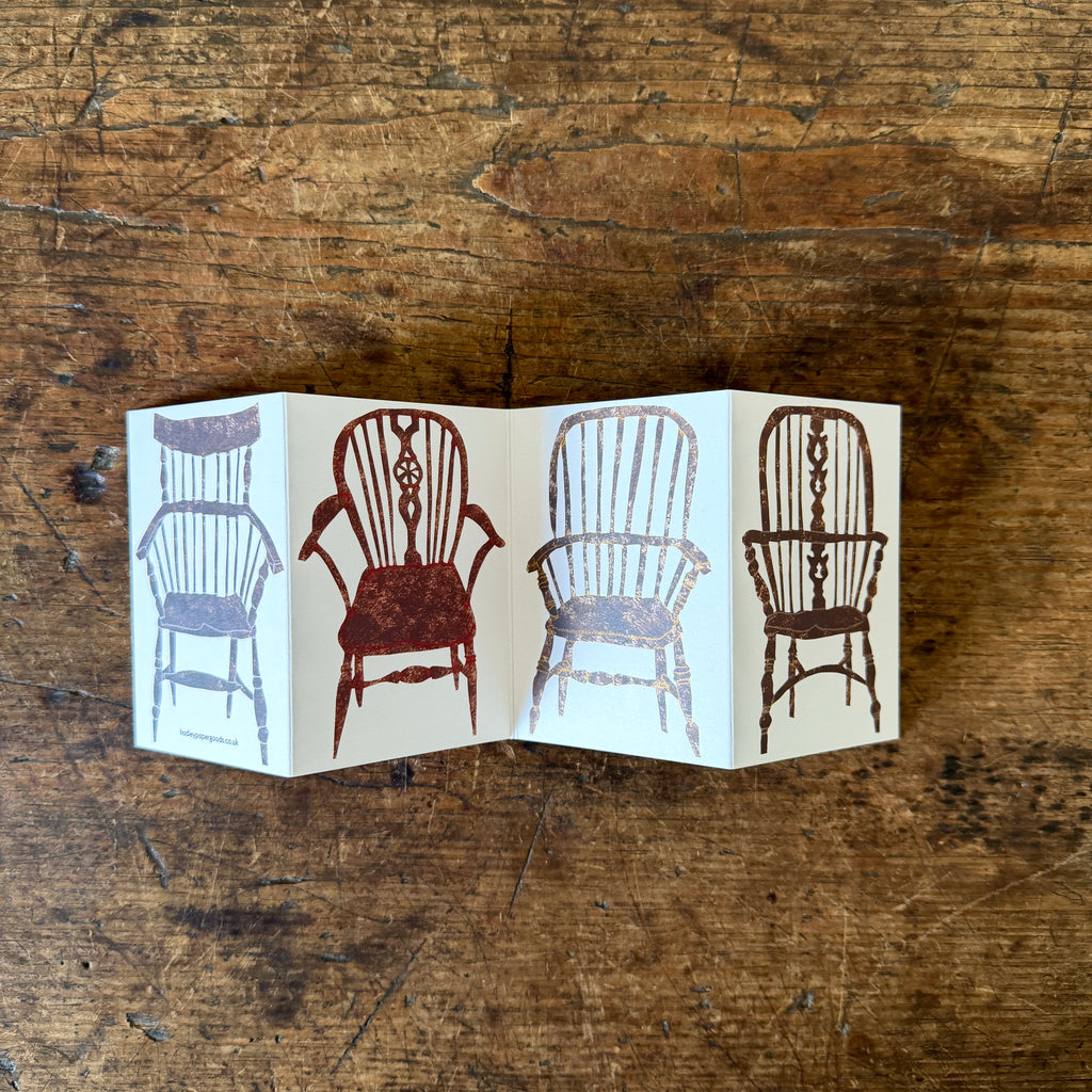 Wooden Chairs Card