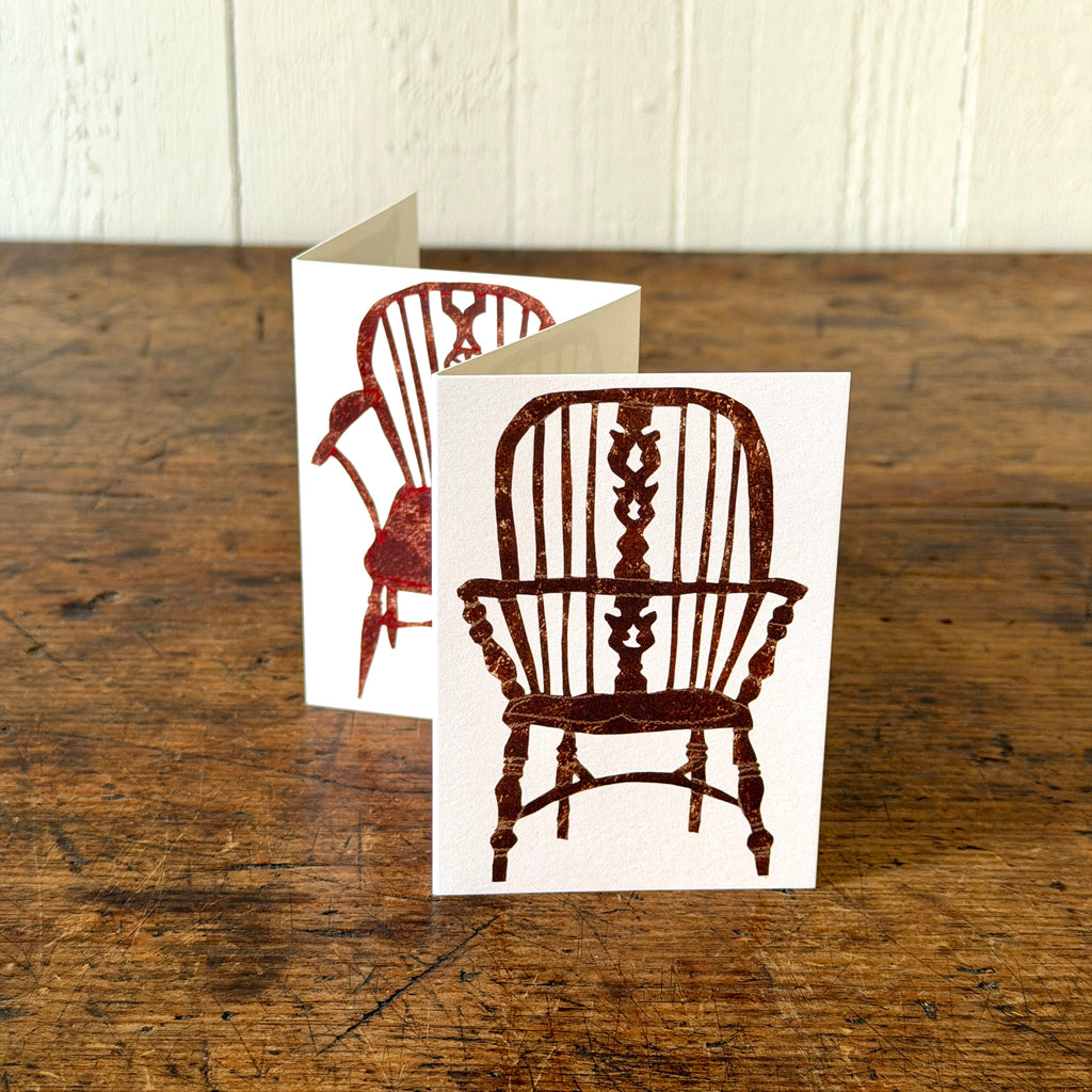 Wooden Chairs Card