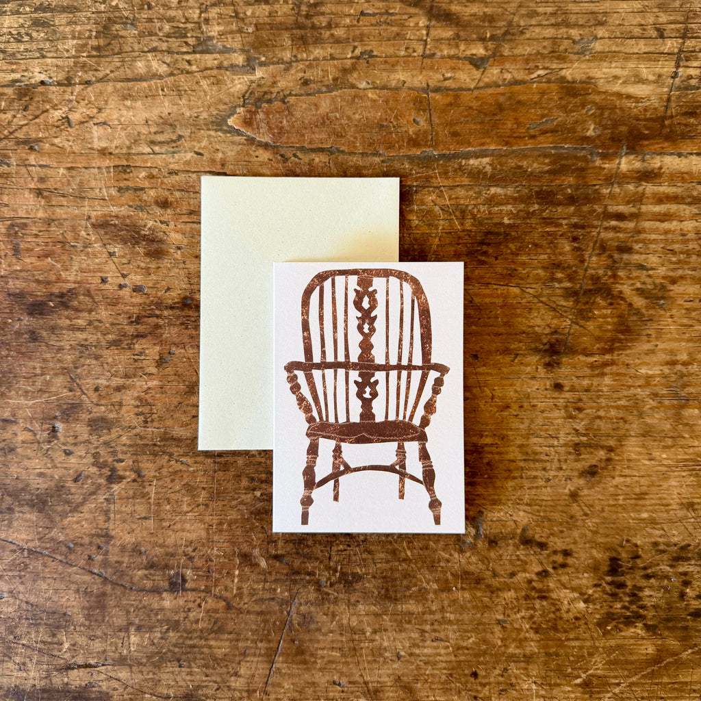 Wooden Chairs Card