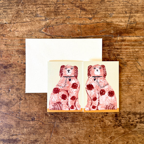 Mantel Dogs Card