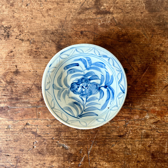 Small Chinese Floral Dish