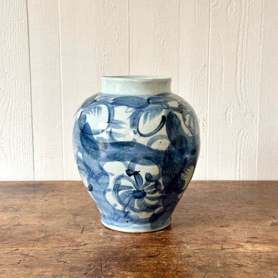 Chinese Porcelain Lotus Jar