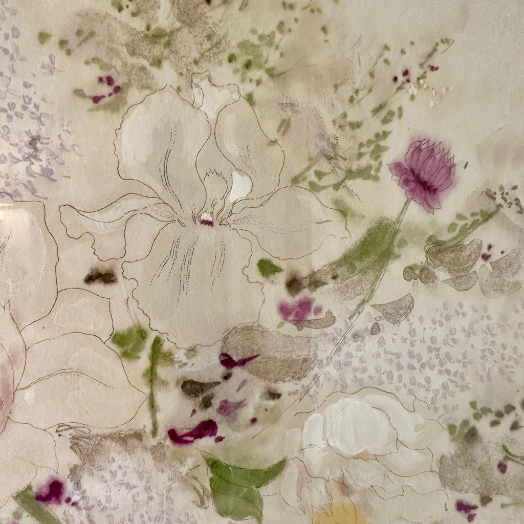 Peonies and Lilacs Framed Print