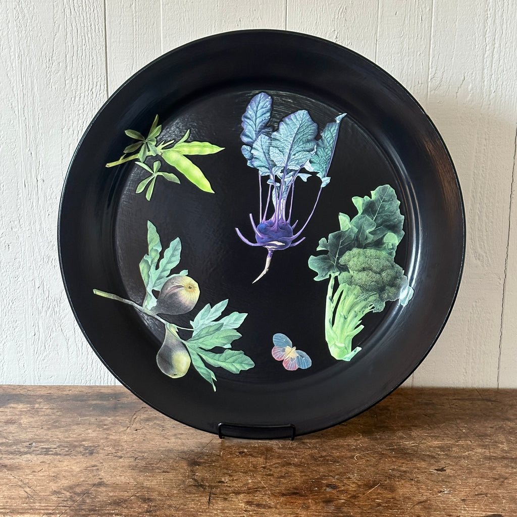 Beet Botanical Decoupage Tray