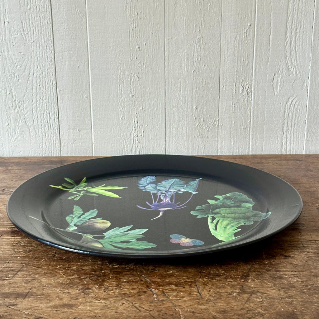 Beet Botanical Decoupage Tray