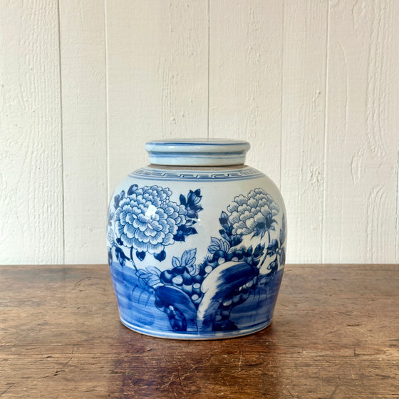 Peony Chinese Ginger Jar