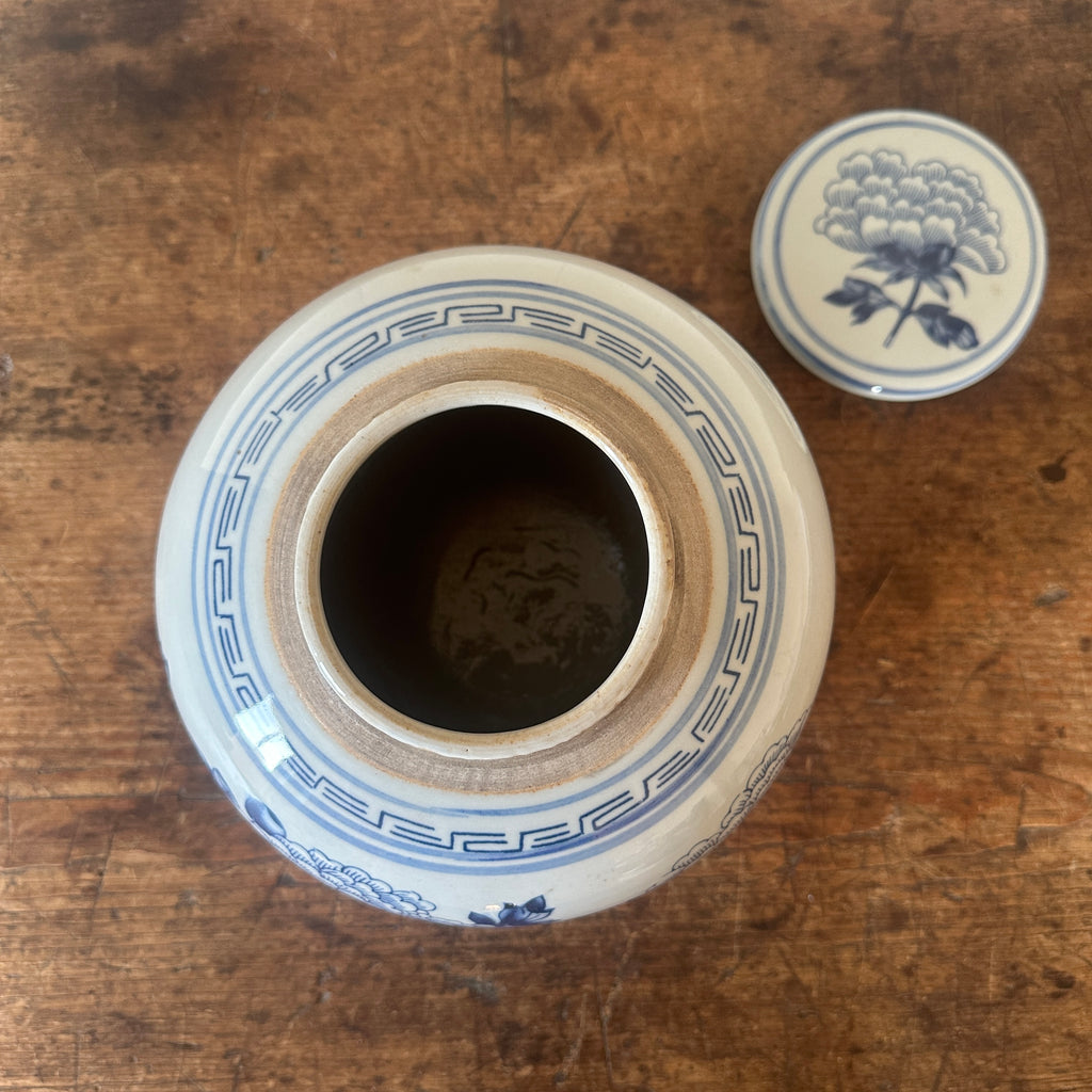 Peony Chinese Ginger Jar