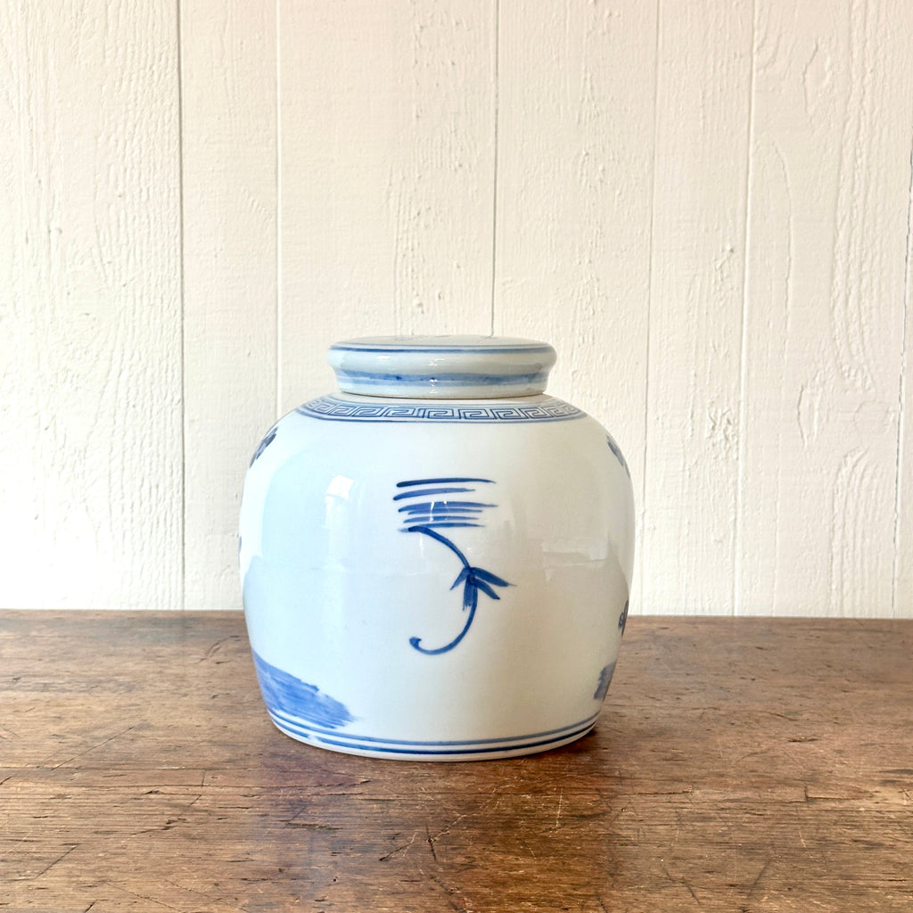 Pheasant and Flower Chinese Ginger Jar