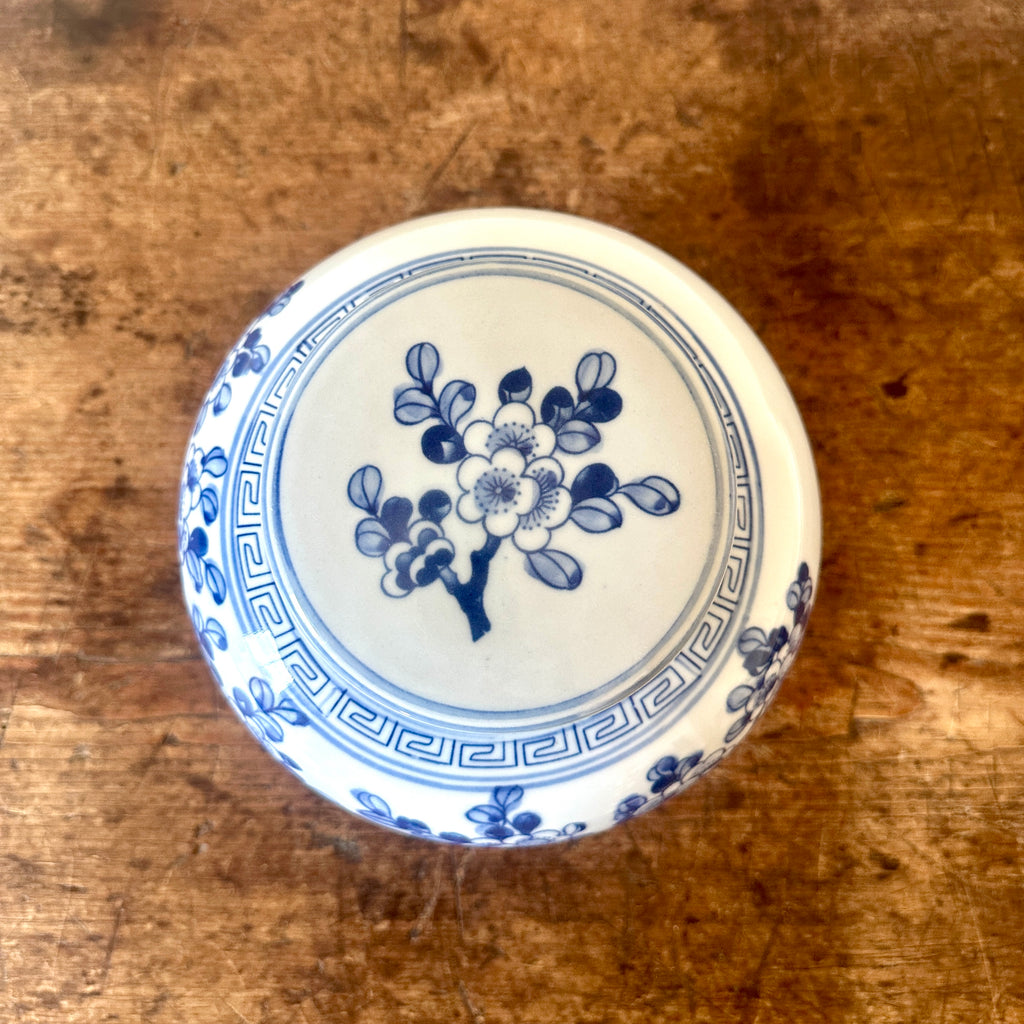 Pheasant and Flower Chinese Ginger Jar