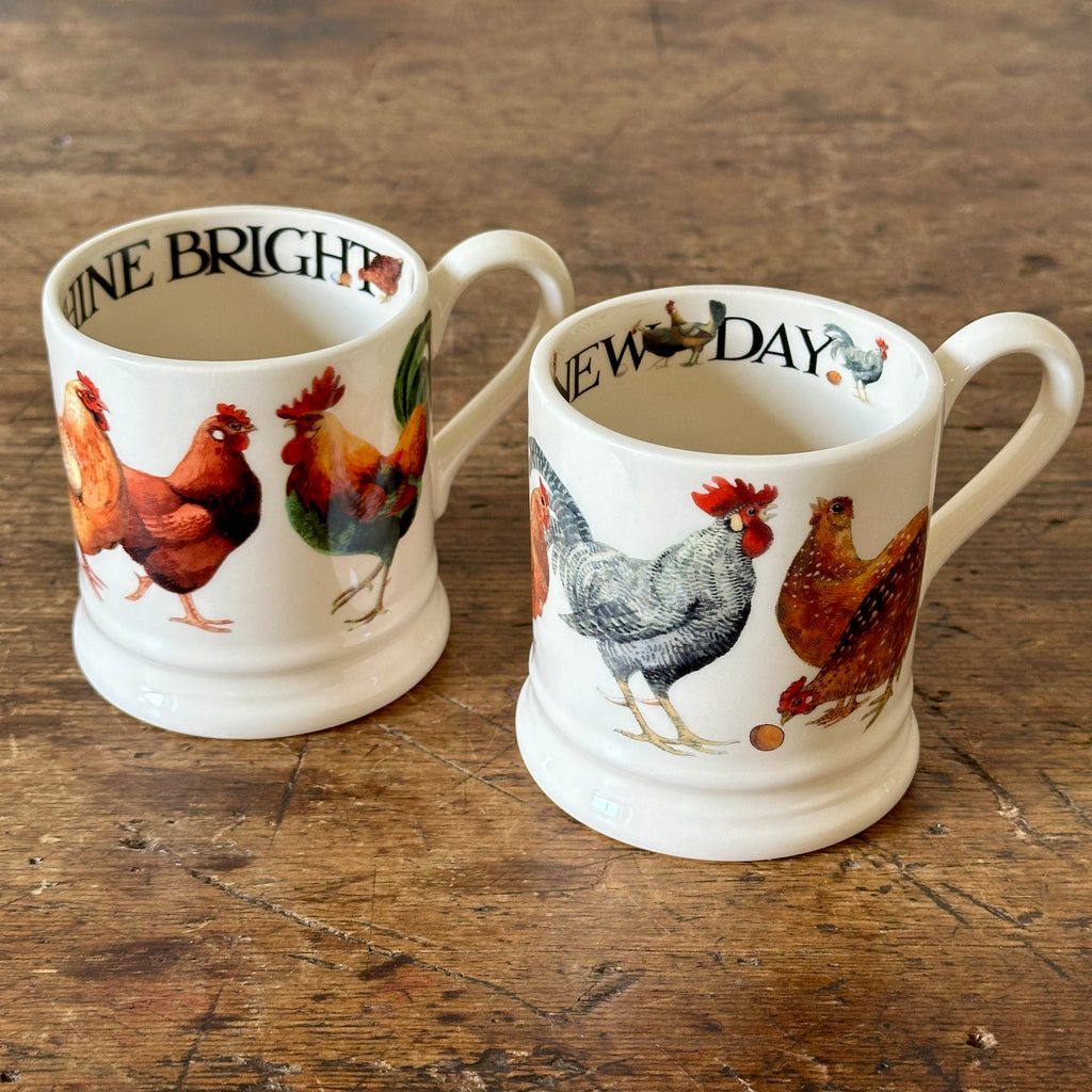 Rise and Shine Set of 2 - ½ Pint Mugs