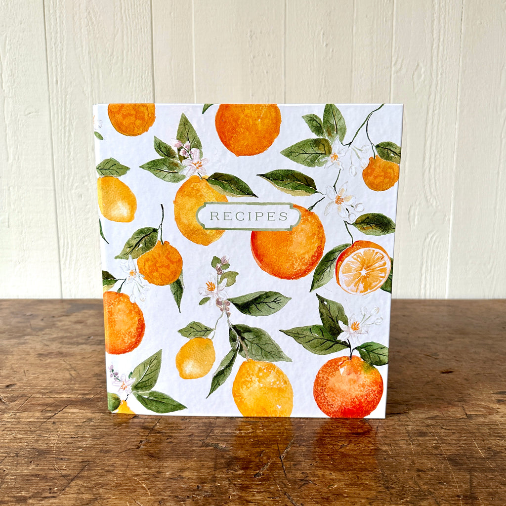 3 Ring citrus recipe binder