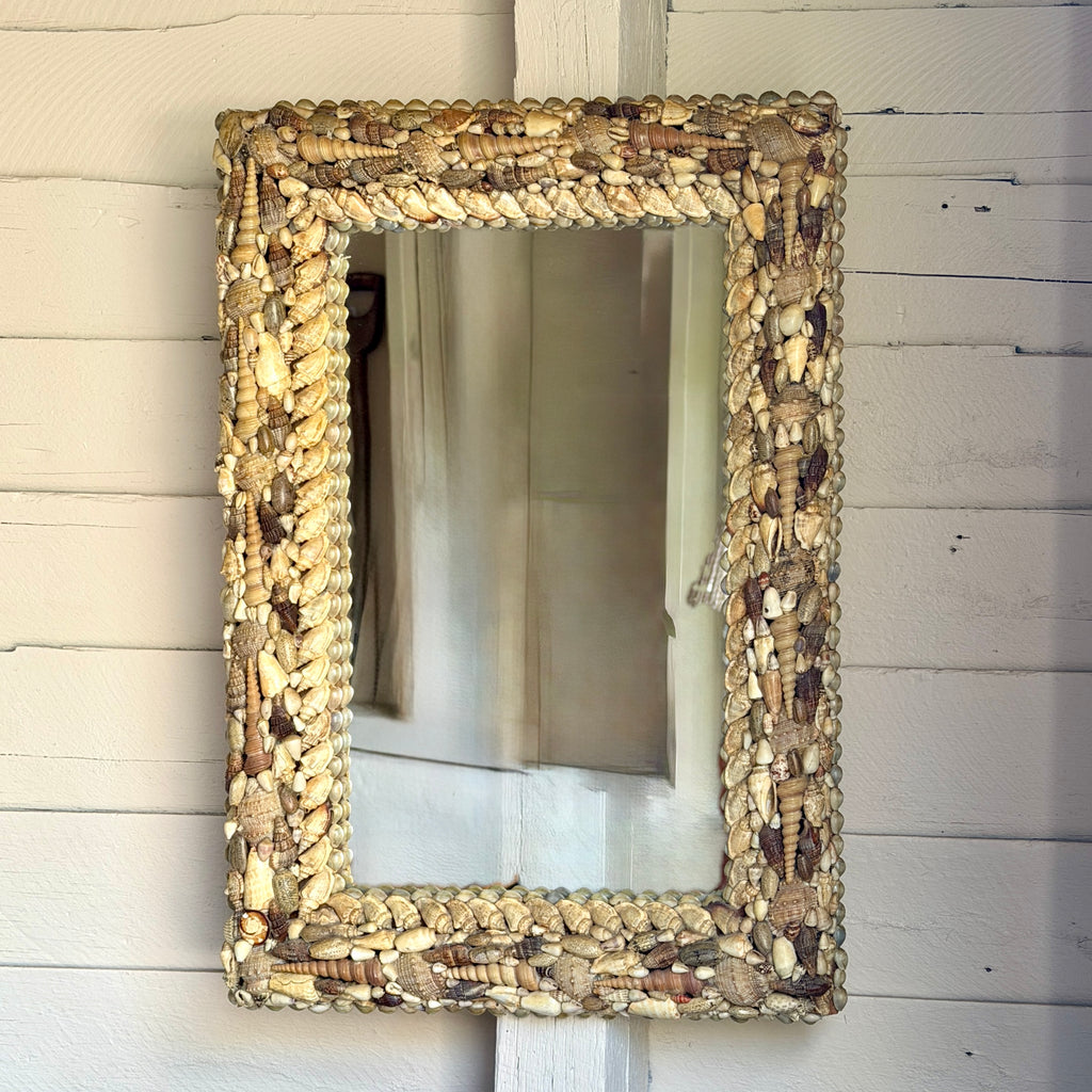 Vintage Seashell Mirror