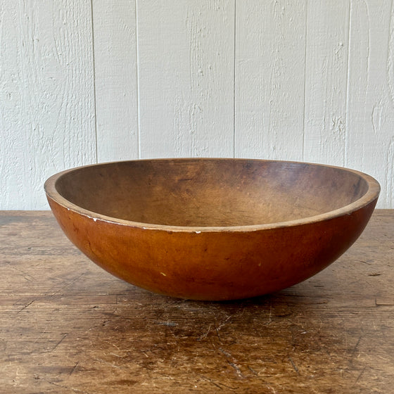 Antique 16" Wood Bowl