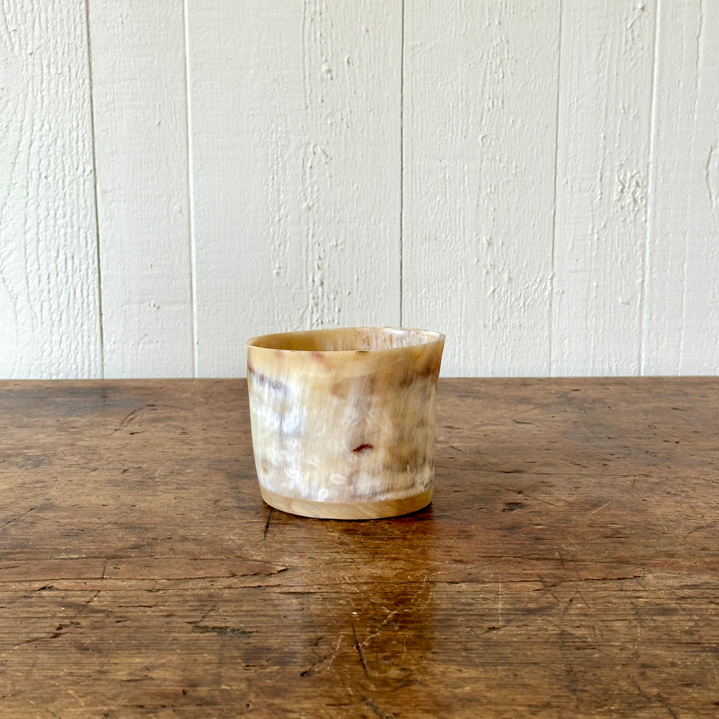 White Horn Storage Pot