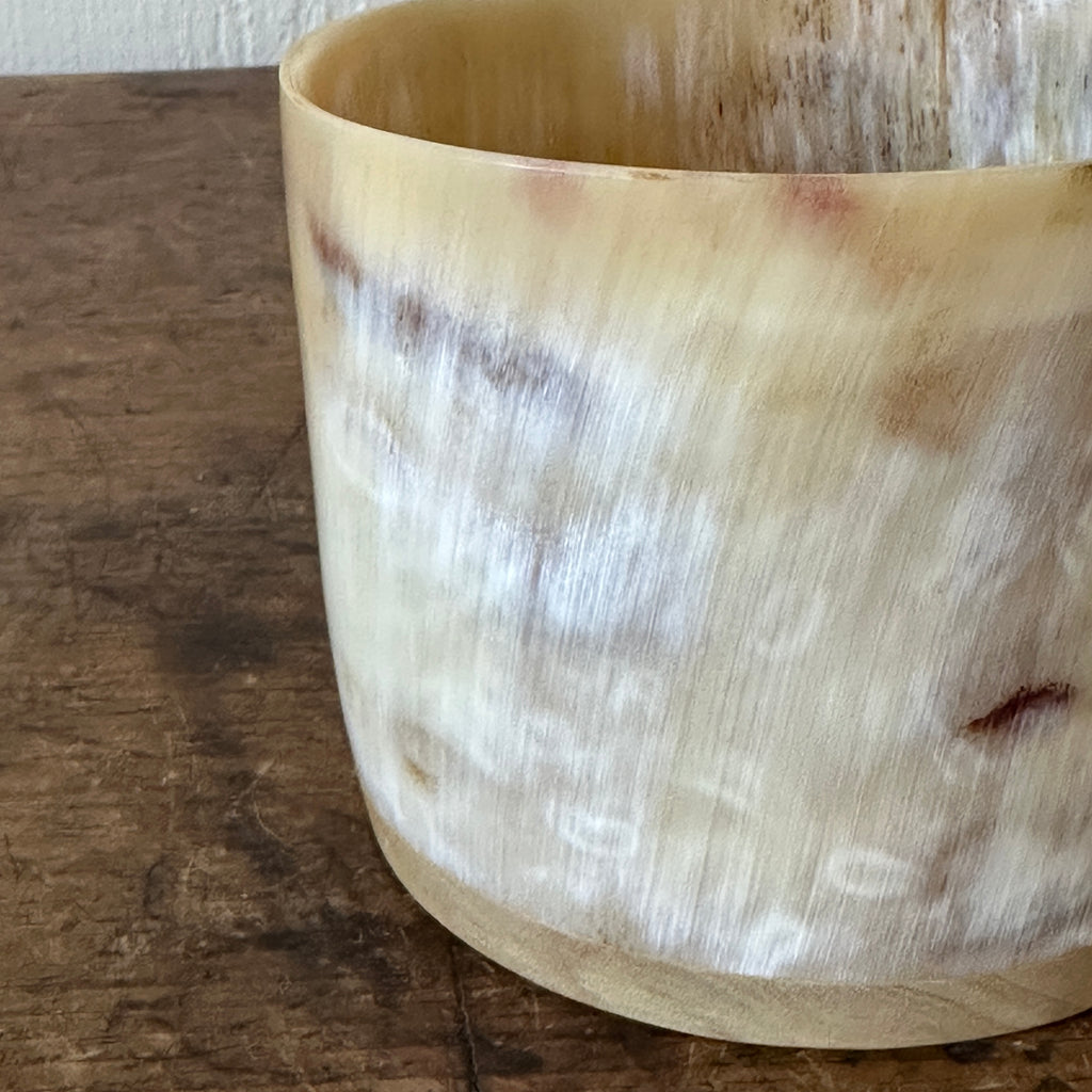 White Horn Storage Pot