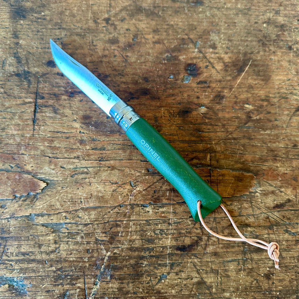 Forest Green No.08 Opinel Folding Knife