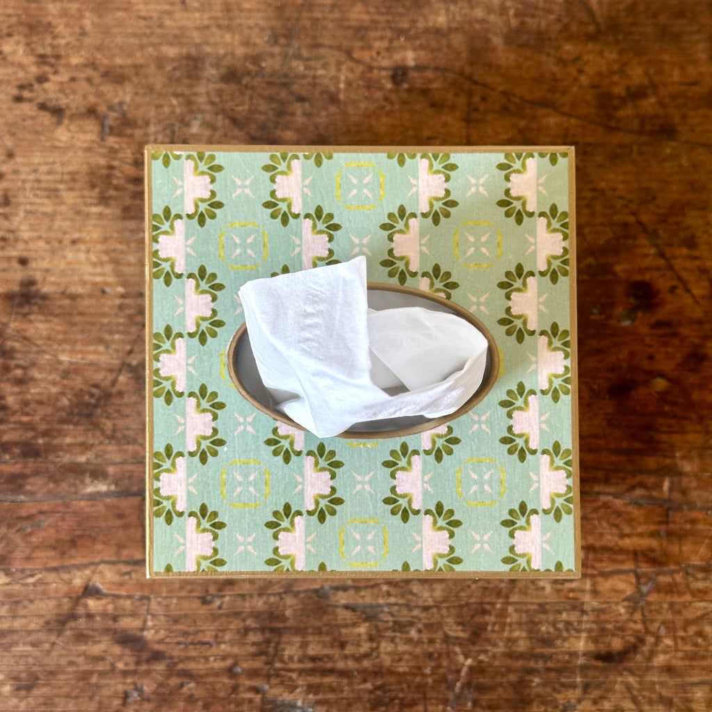 Primrose Wood Tissue Box Cover