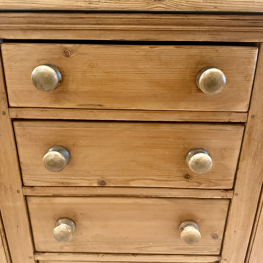 Early 19th Century English Pine Sideboard