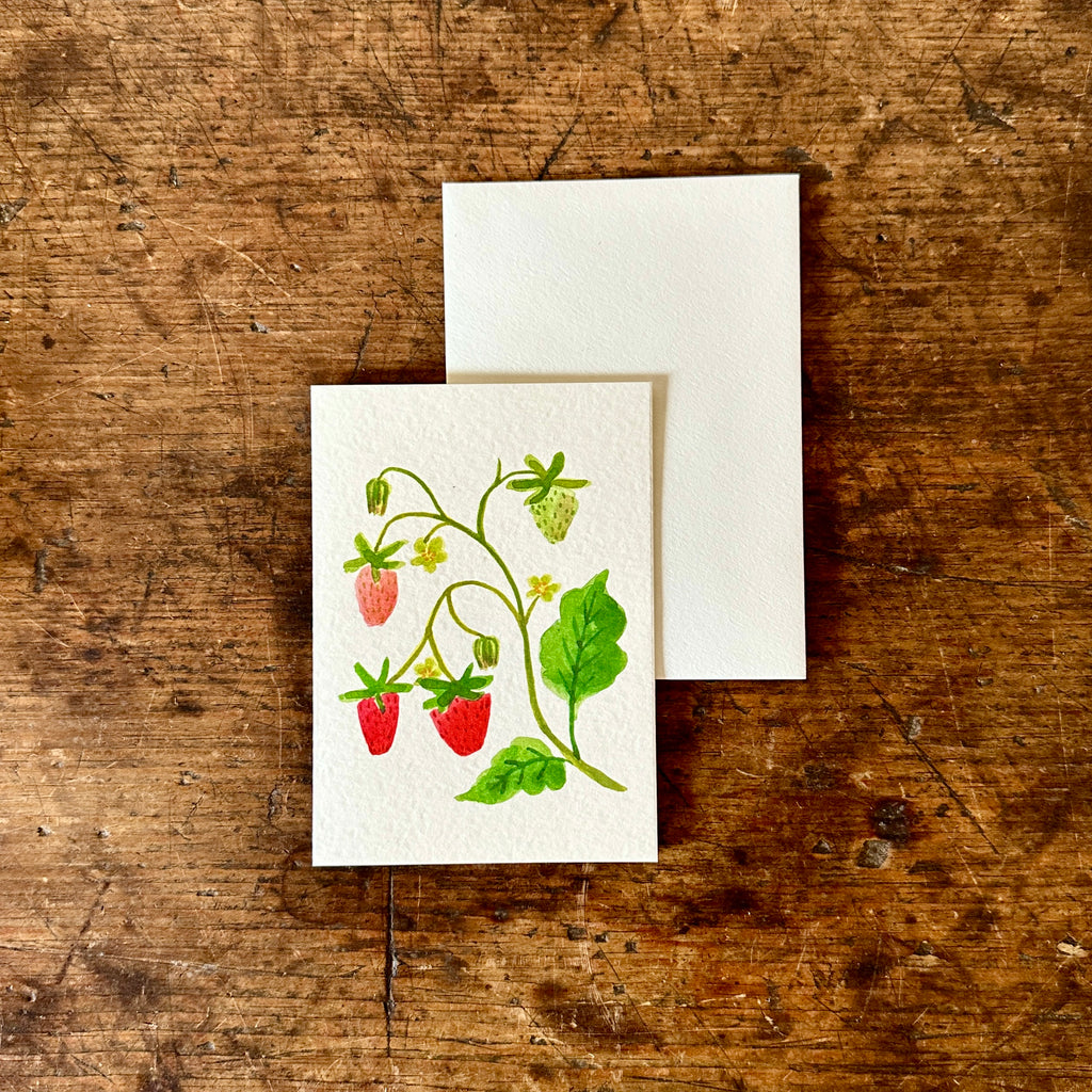 Juicy Strawberries Note Card
