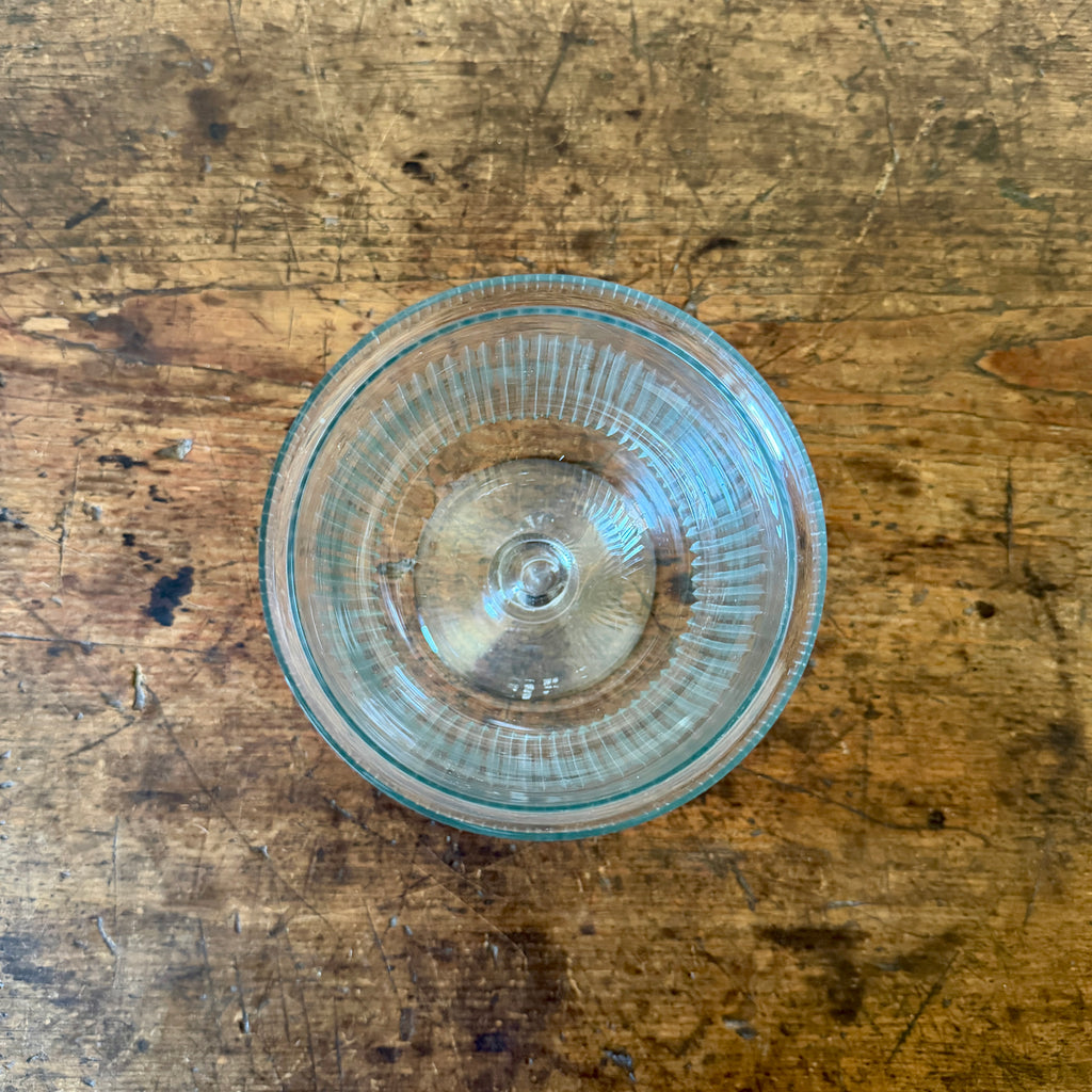 Etched Fluted Glass Hurricane