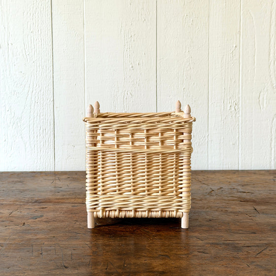 French Wicker Cachepot