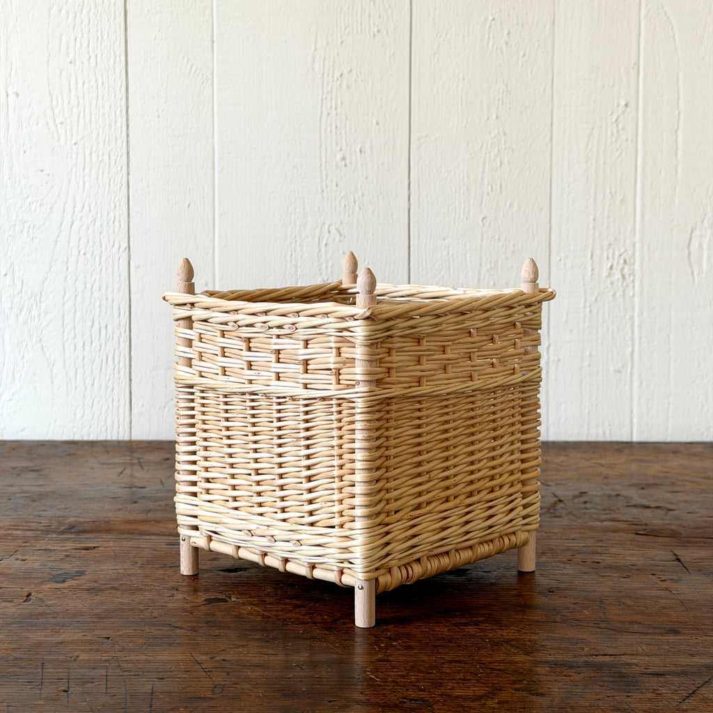 French Wicker Cachepot