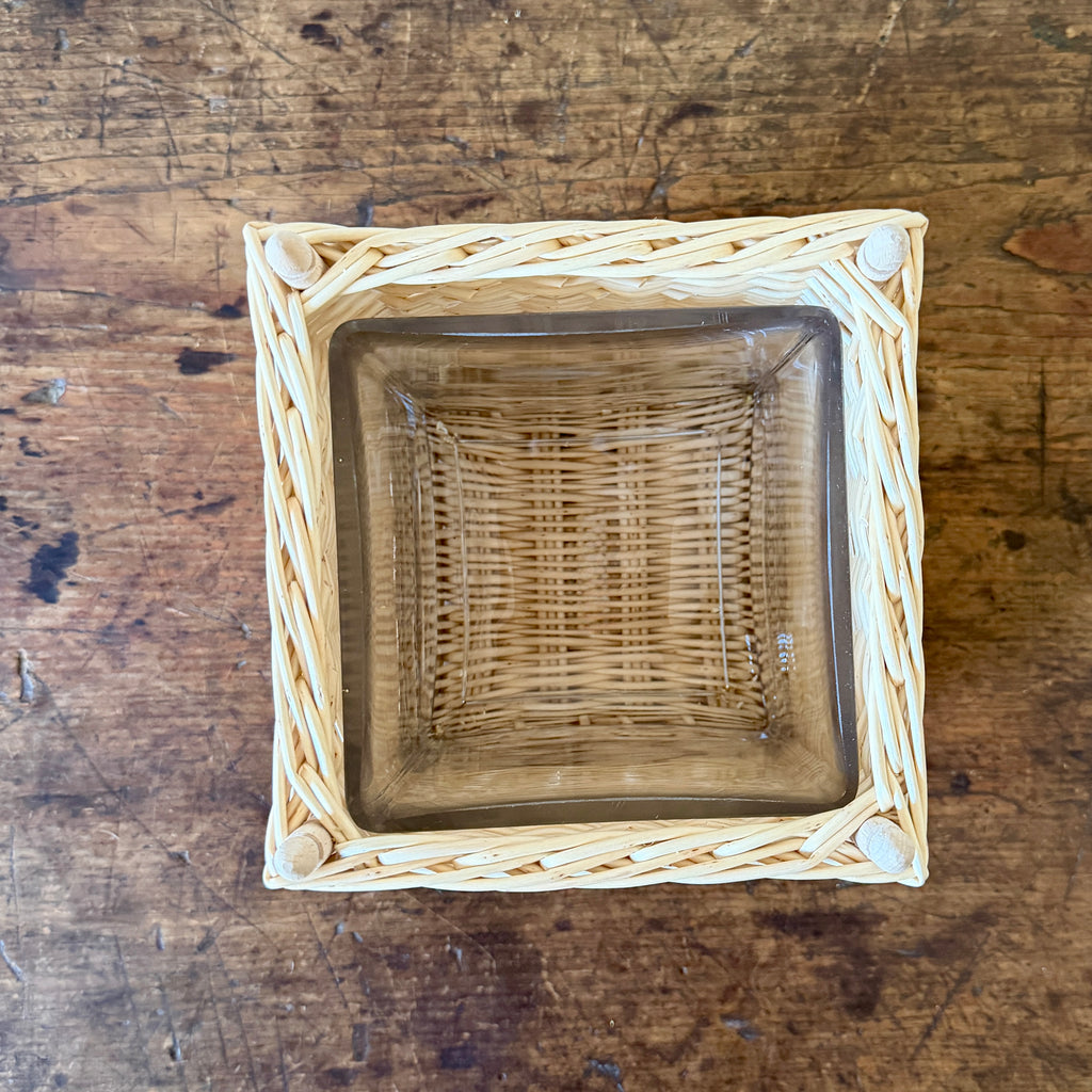 French Wicker Cachepot
