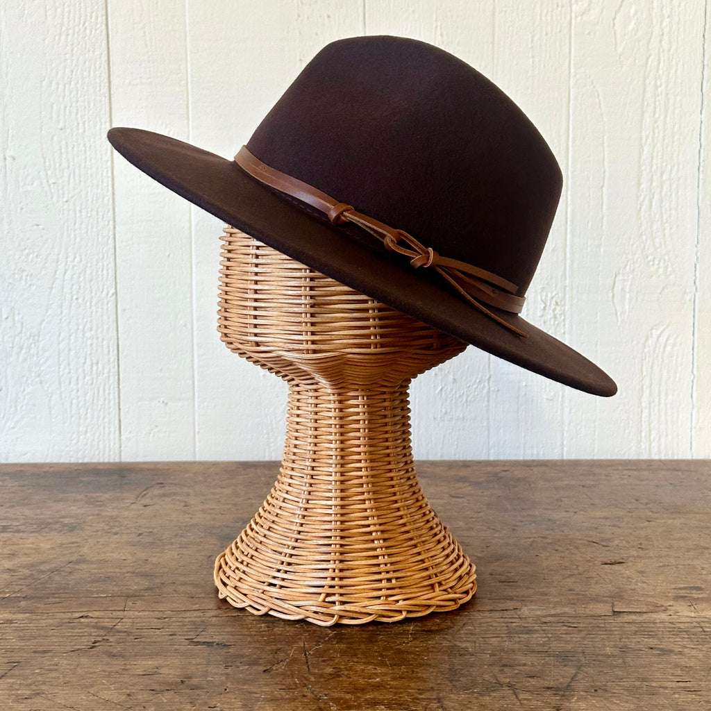 Billie Brown Wool Felt Hat