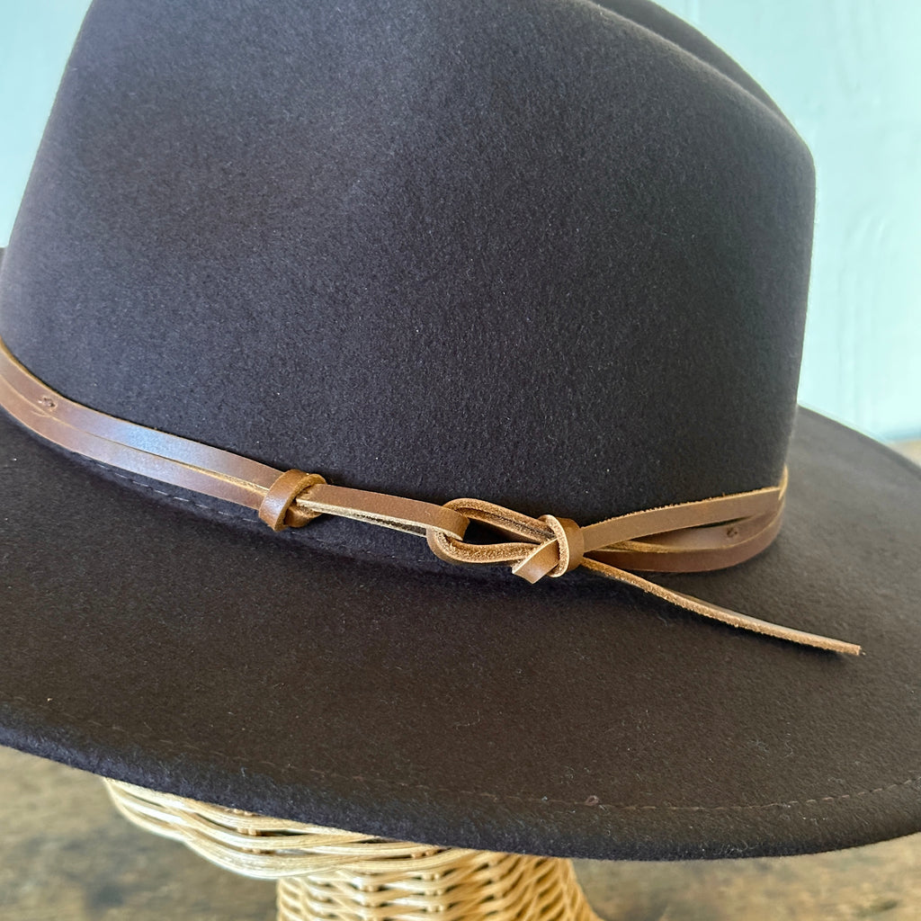 Billie Brown Wool Felt Hat