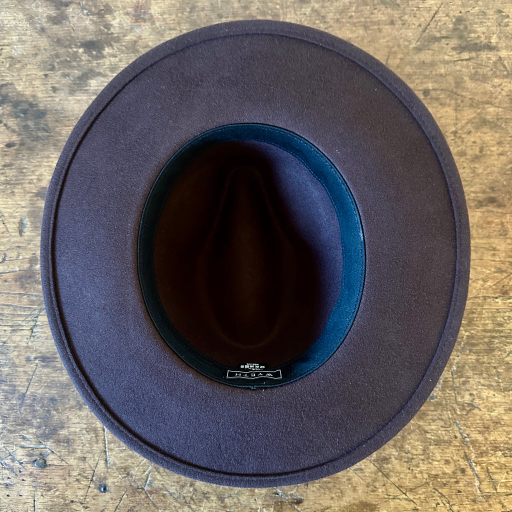 Billie Brown Wool Felt Hat