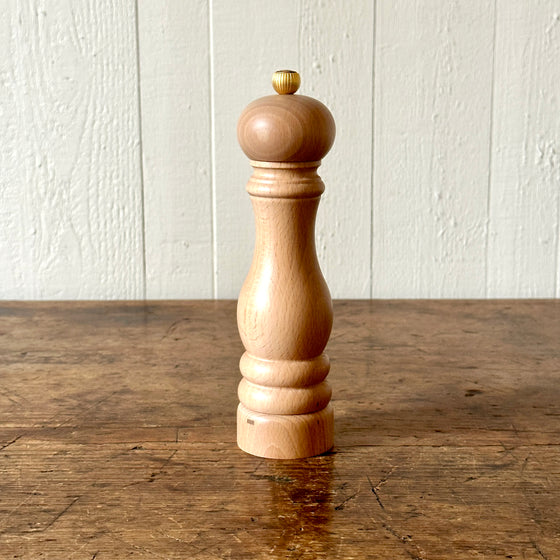 9" Natural Wood Pepper Mill