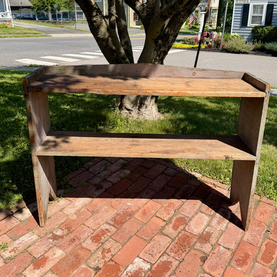 19th C American Bucket Bench