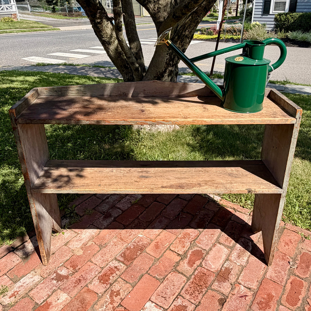 19th C American Bucket Bench