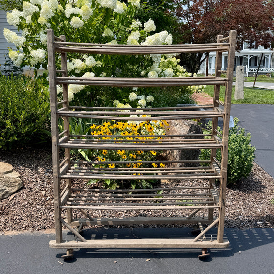 Antique Wooden Shoe Rack