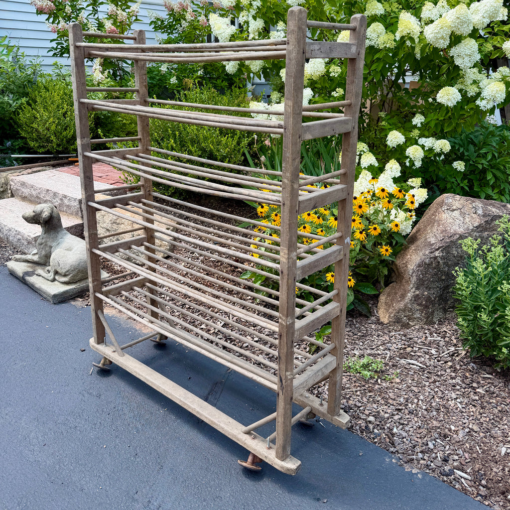 Antique Wooden Shoe Rack