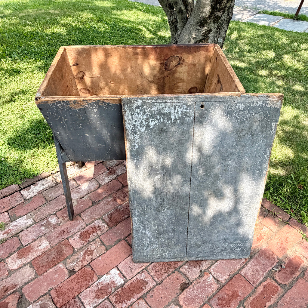Antique Gray Dough Box